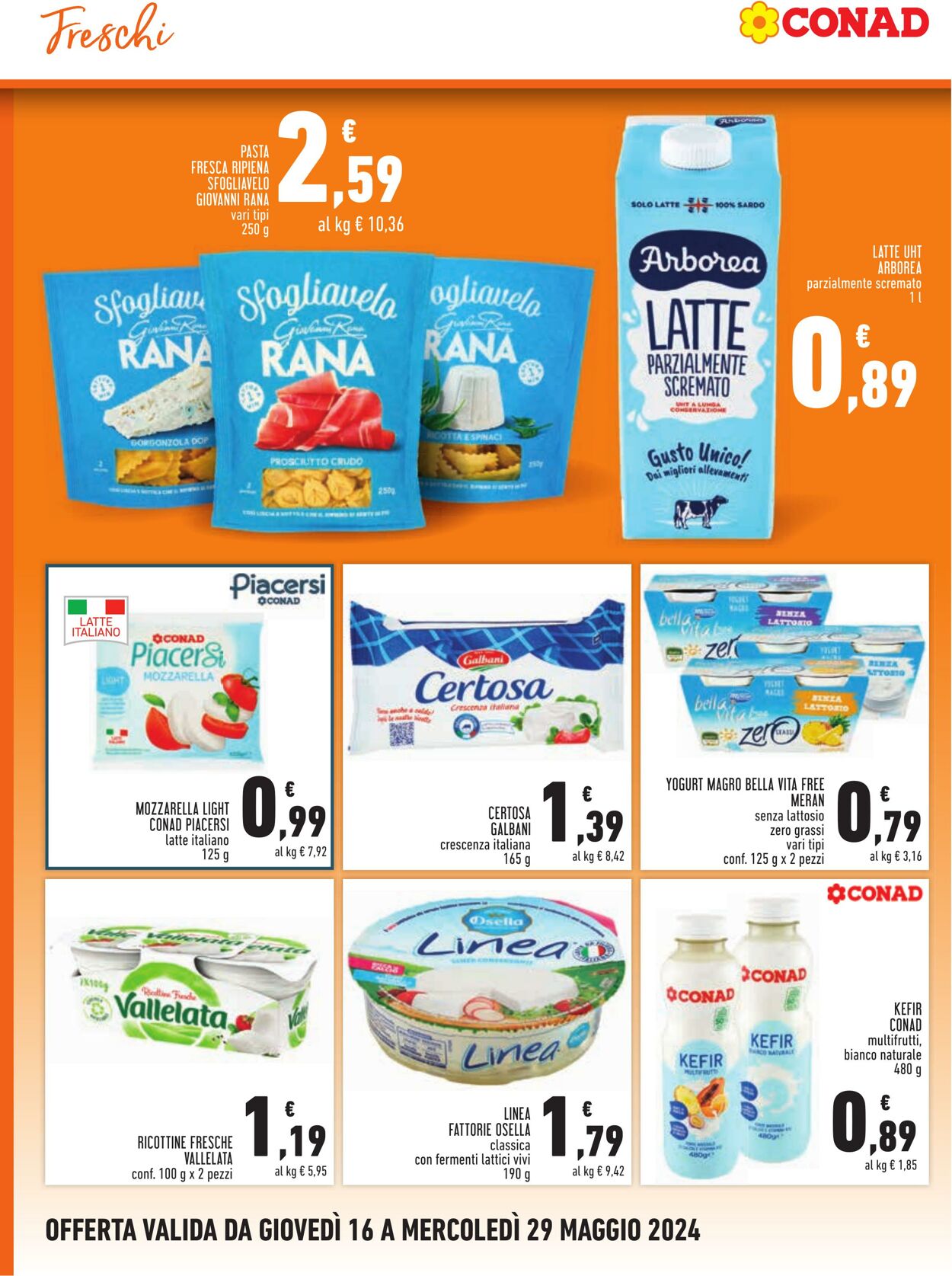 Volantino Conad 16.05.2024 - 29.05.2024