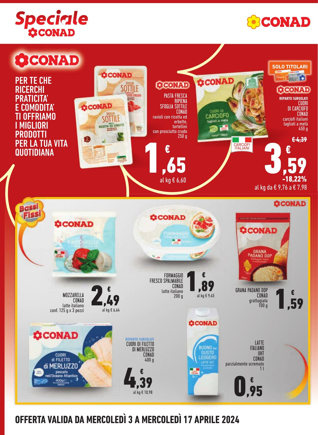 Volantino Conad 03.04.2024 - 17.04.2024