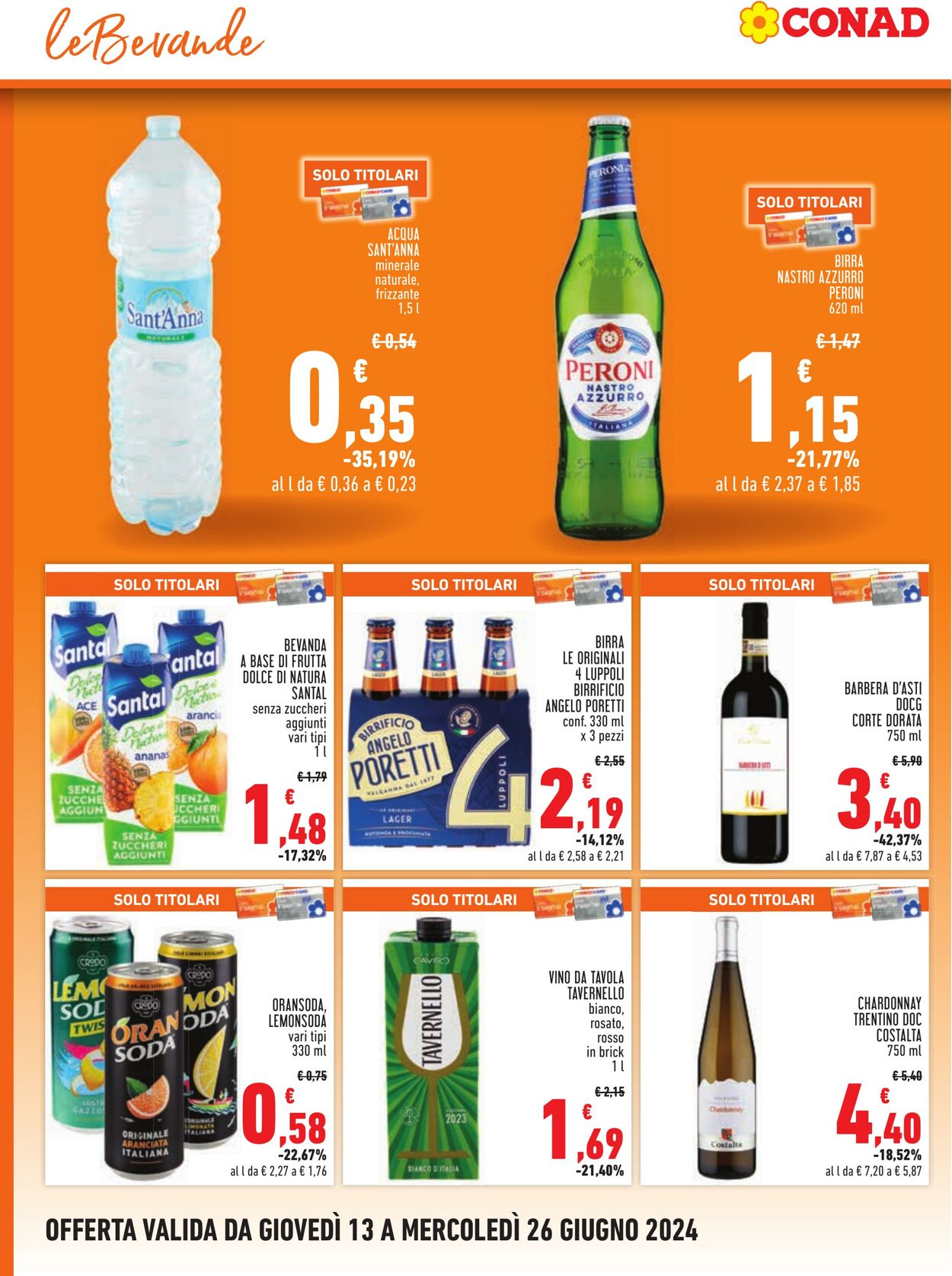 Volantino Conad 13.06.2024 - 26.06.2024