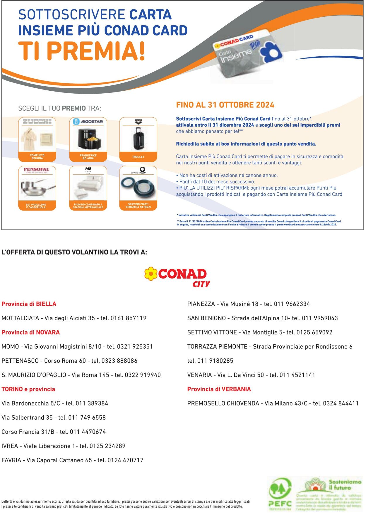 Volantino Conad 03.09.2024 - 30.10.2024