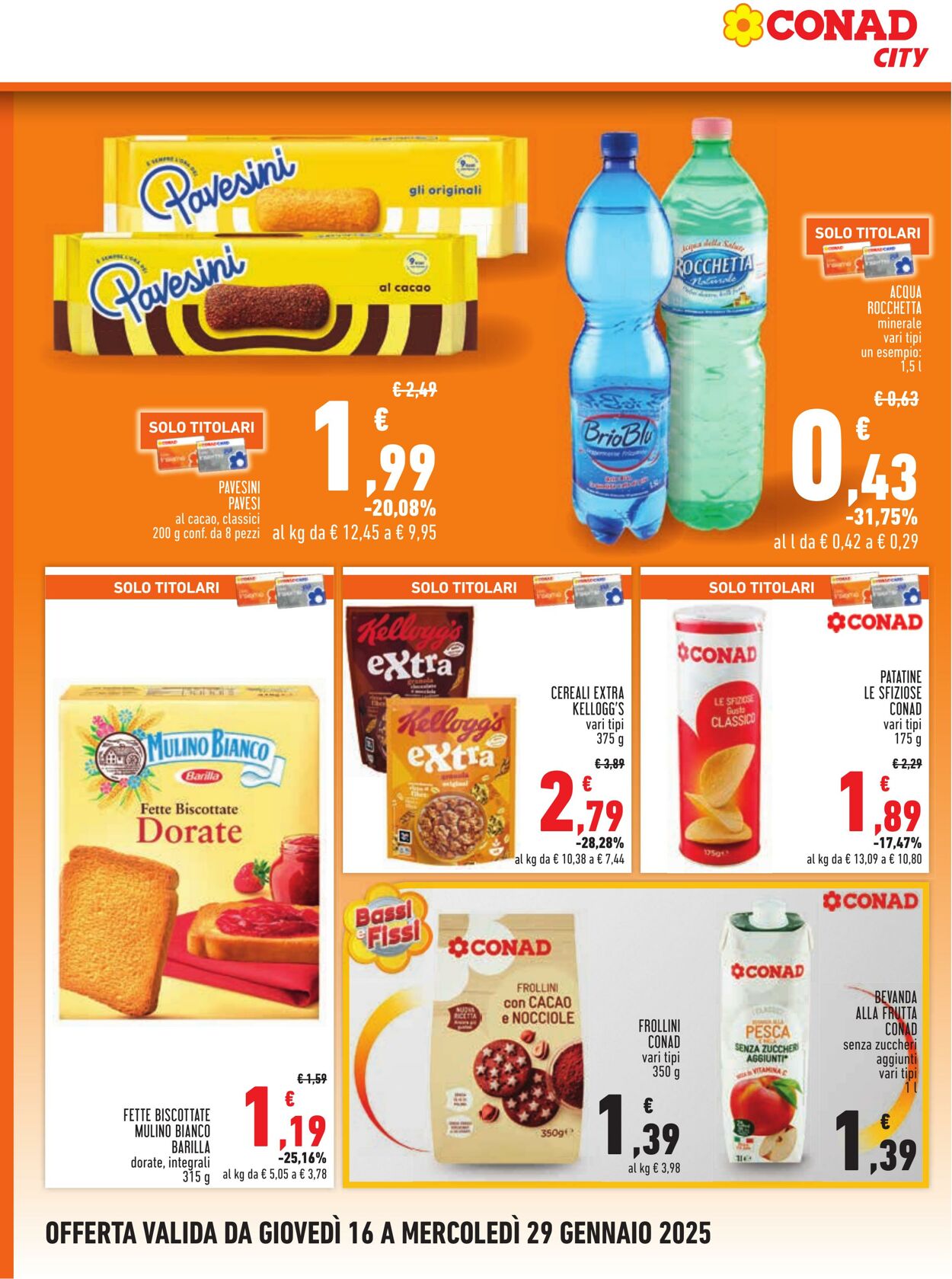 Volantino Conad 16.01.2025 - 29.01.2025