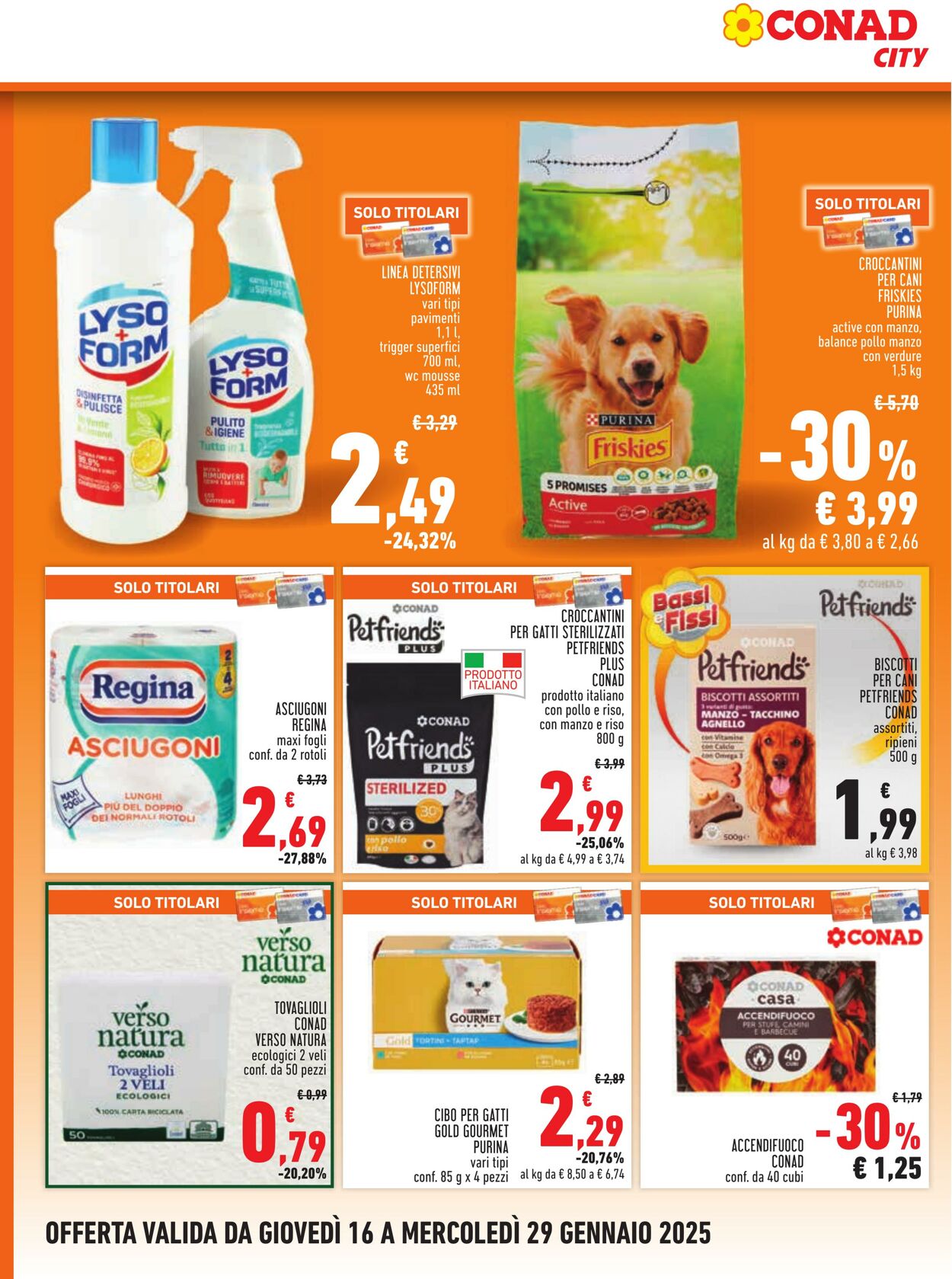 Volantino Conad 16.01.2025 - 29.01.2025