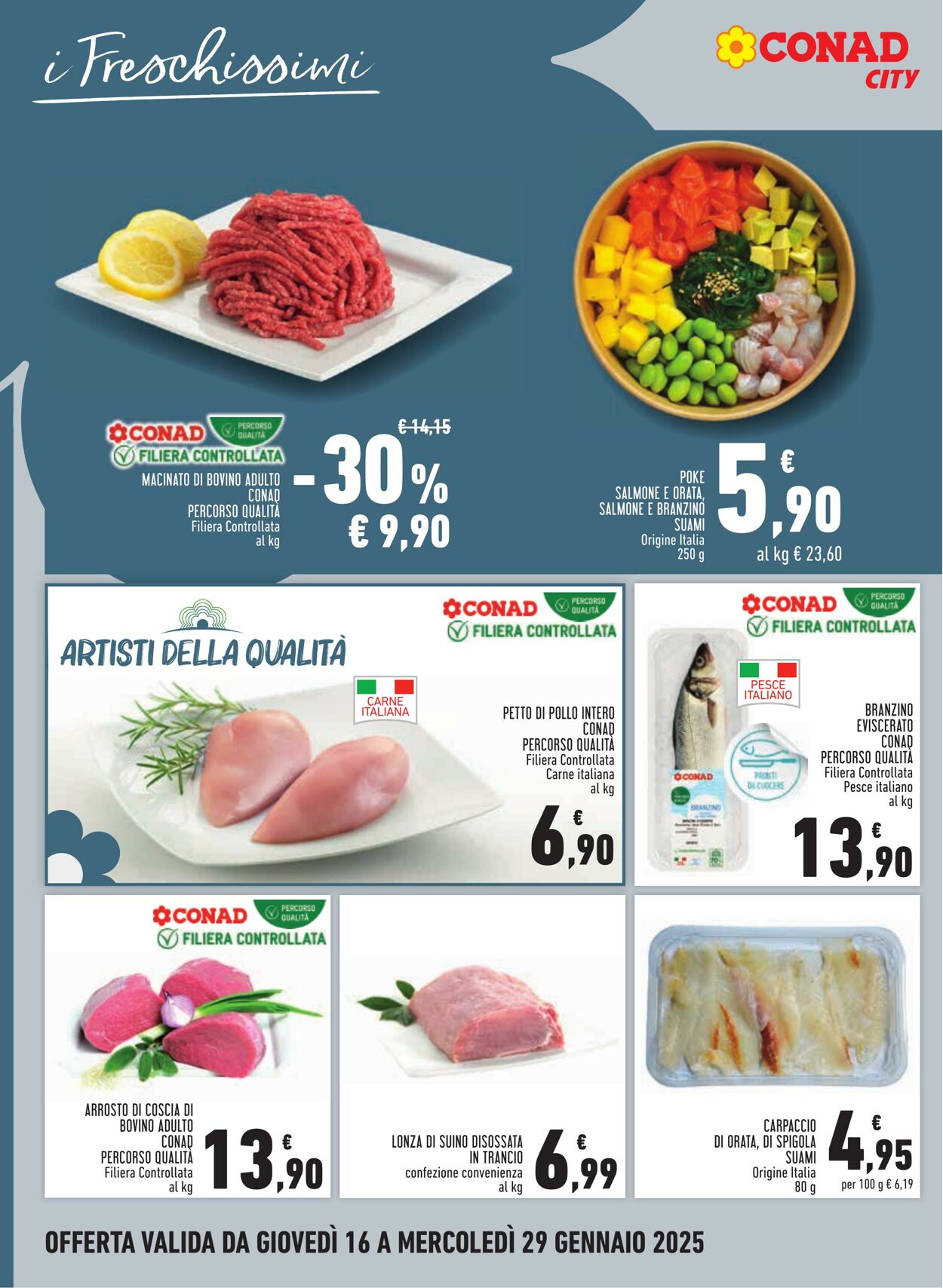 Volantino Conad 16.01.2025 - 29.01.2025