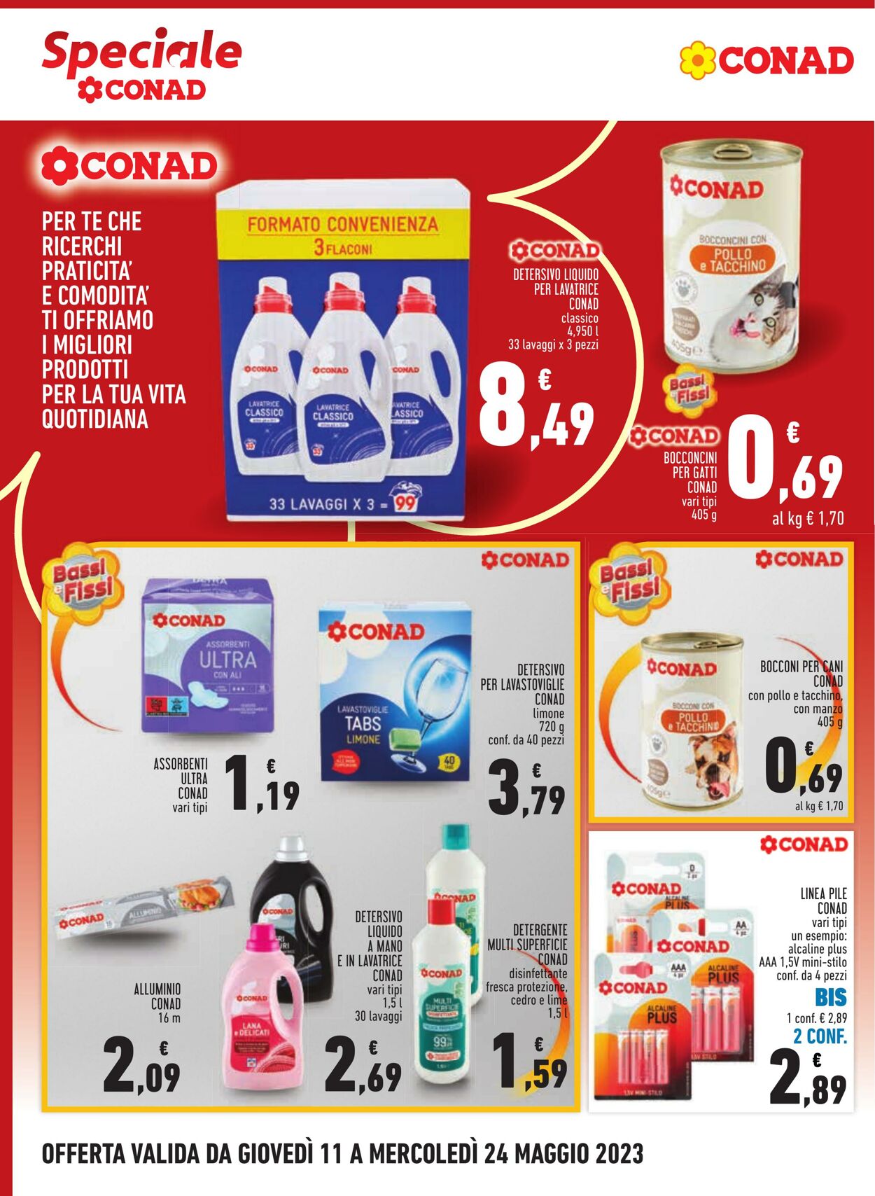 Volantino Conad 11.05.2023 - 24.05.2023