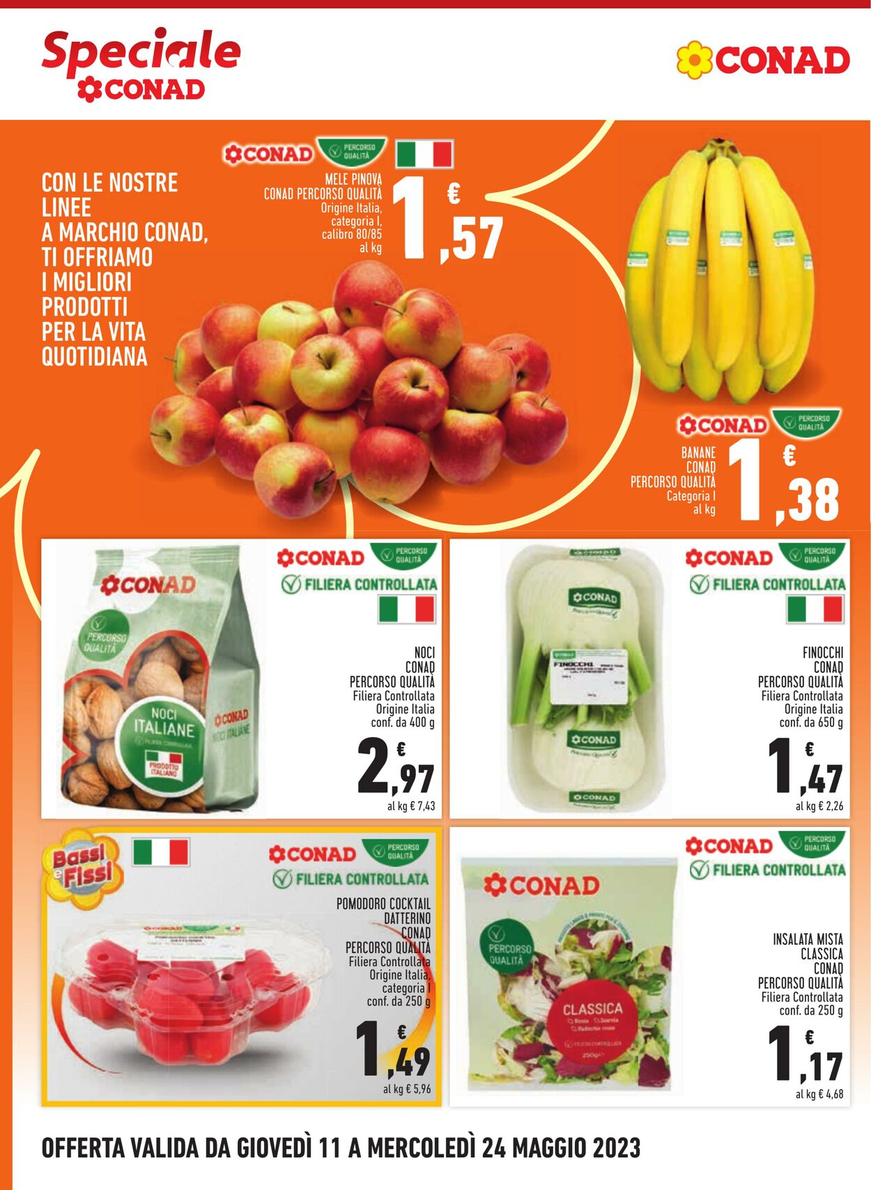 Volantino Conad 11.05.2023 - 24.05.2023