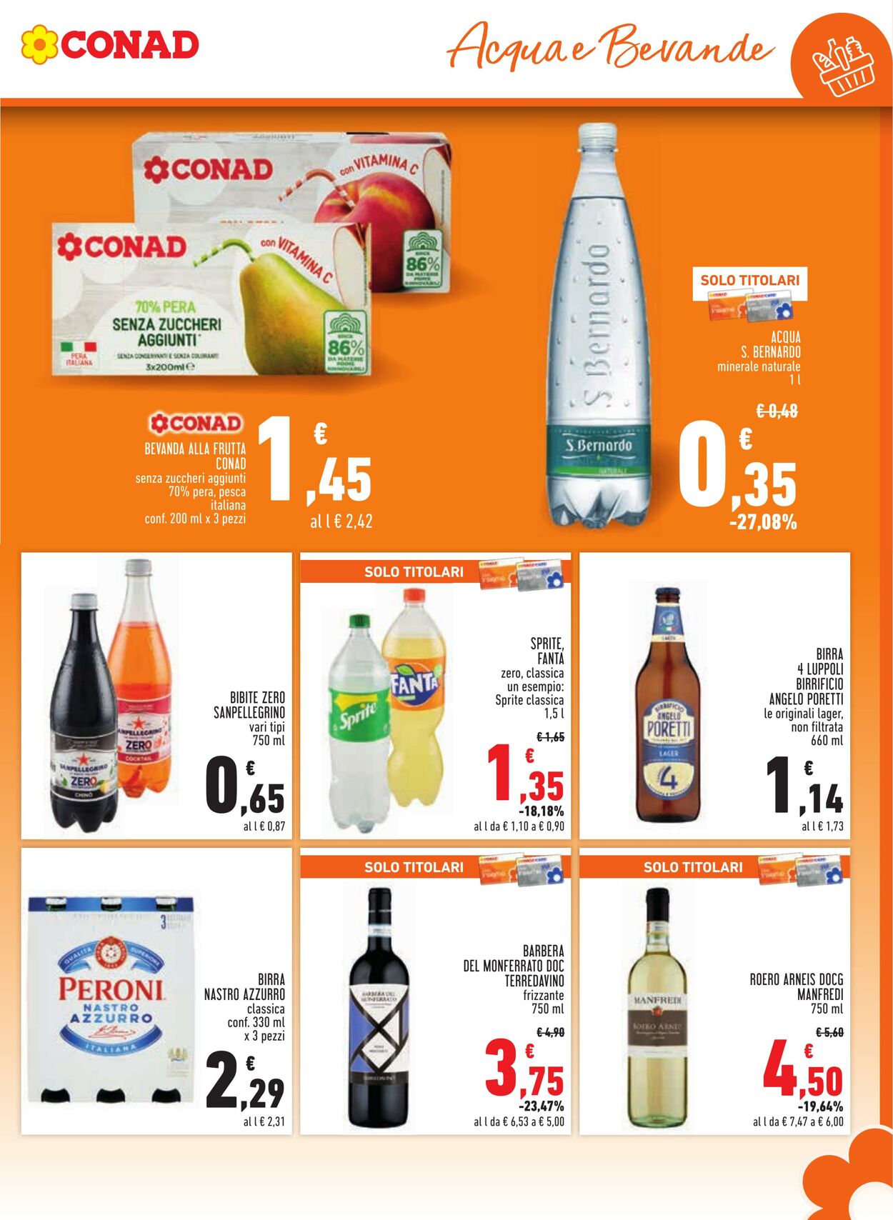 Volantino Conad 05.01.2023 - 18.01.2023