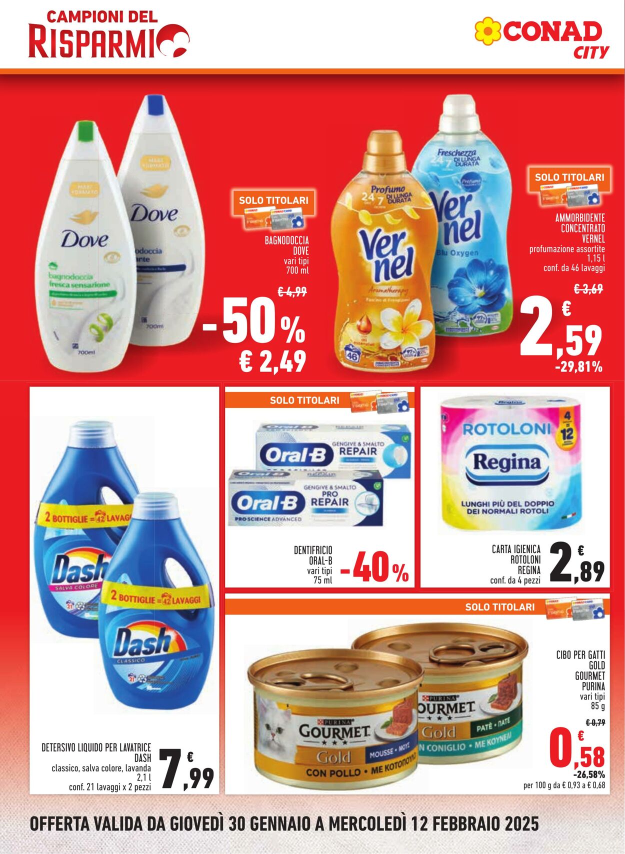 Volantino Conad 30.01.2025 - 12.02.2025