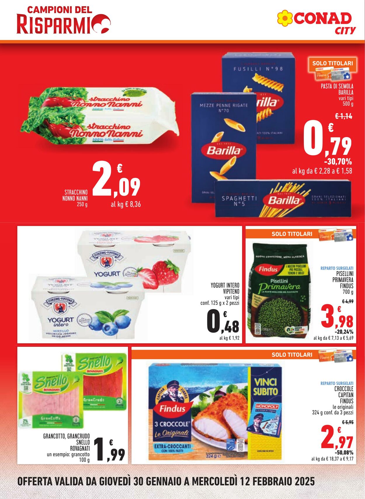 Volantino Conad 30.01.2025 - 12.02.2025