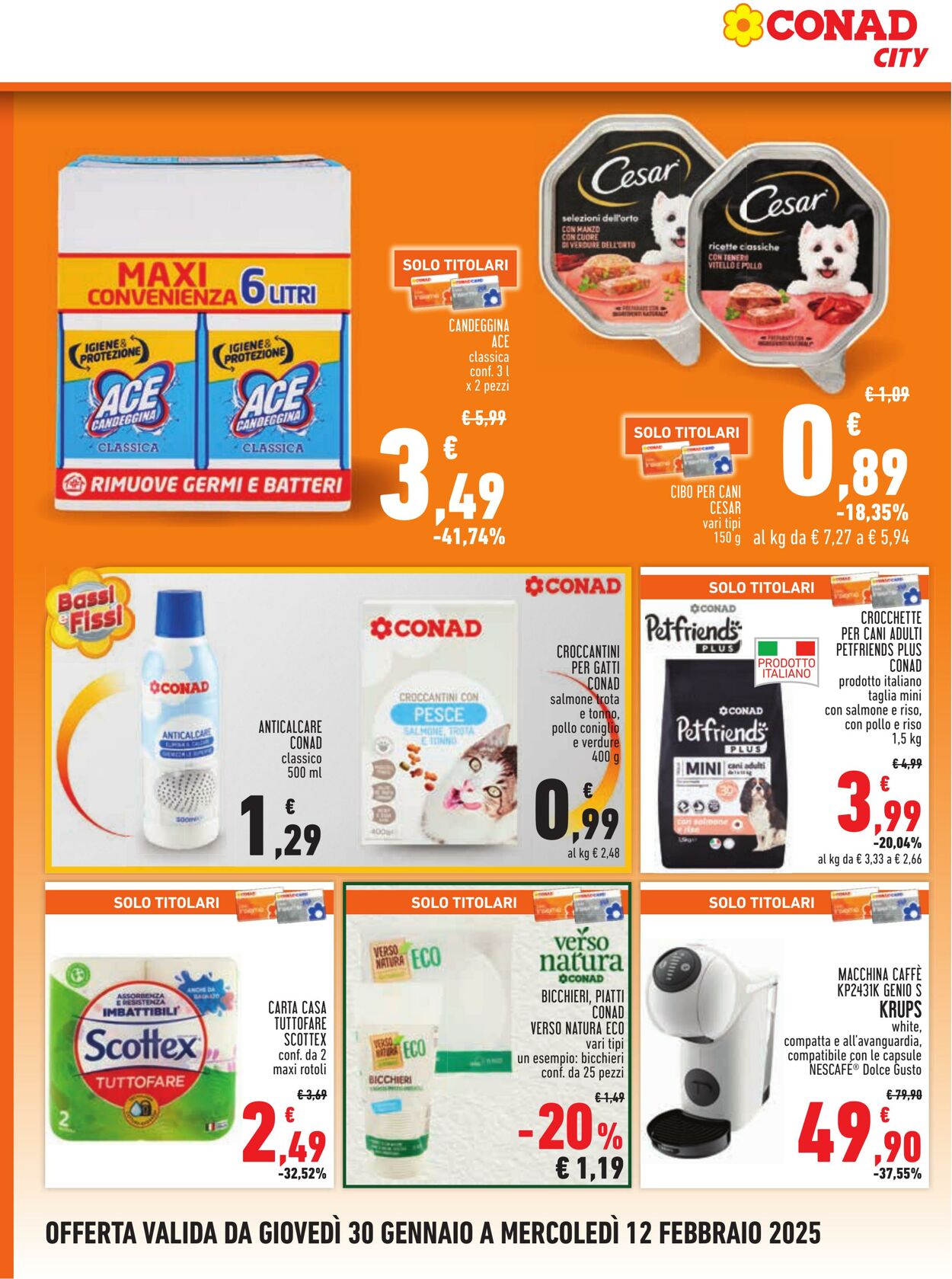 Volantino Conad 30.01.2025 - 12.02.2025