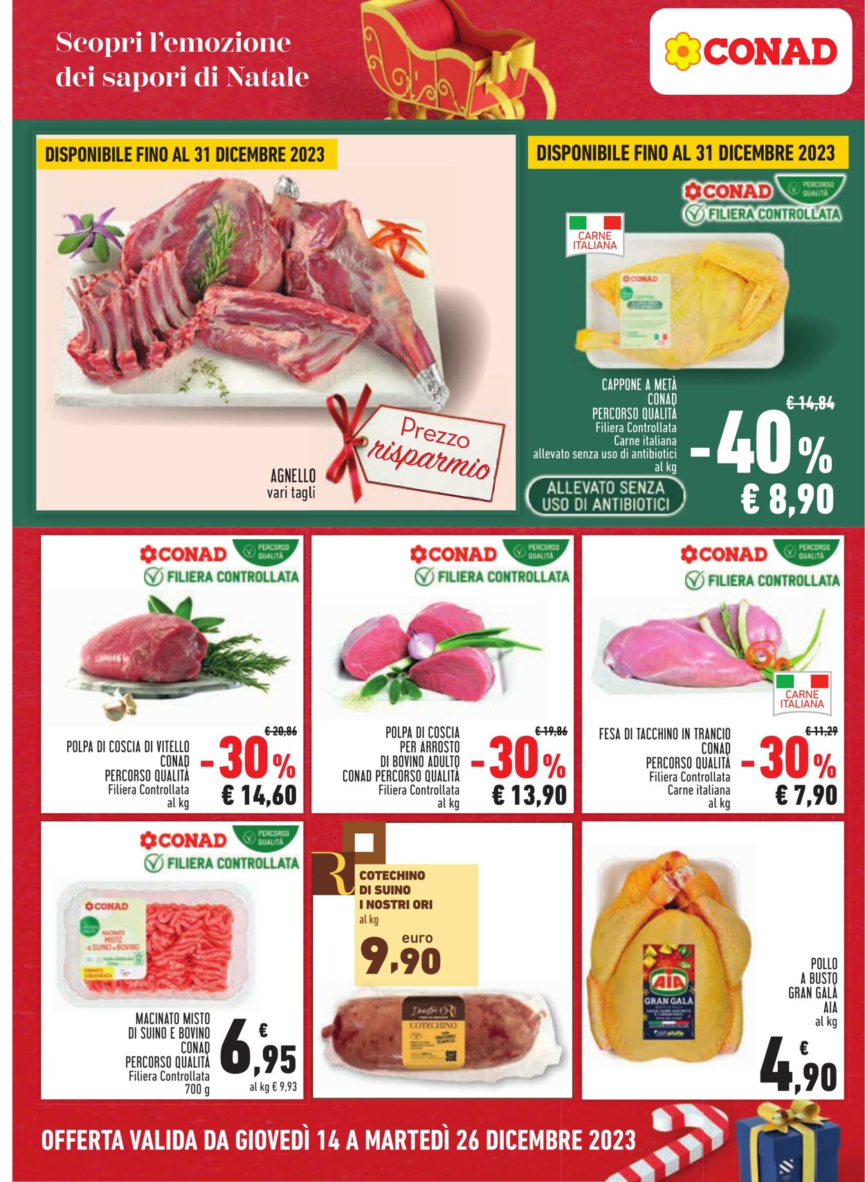 Volantino Conad 14.12.2023 - 26.12.2023