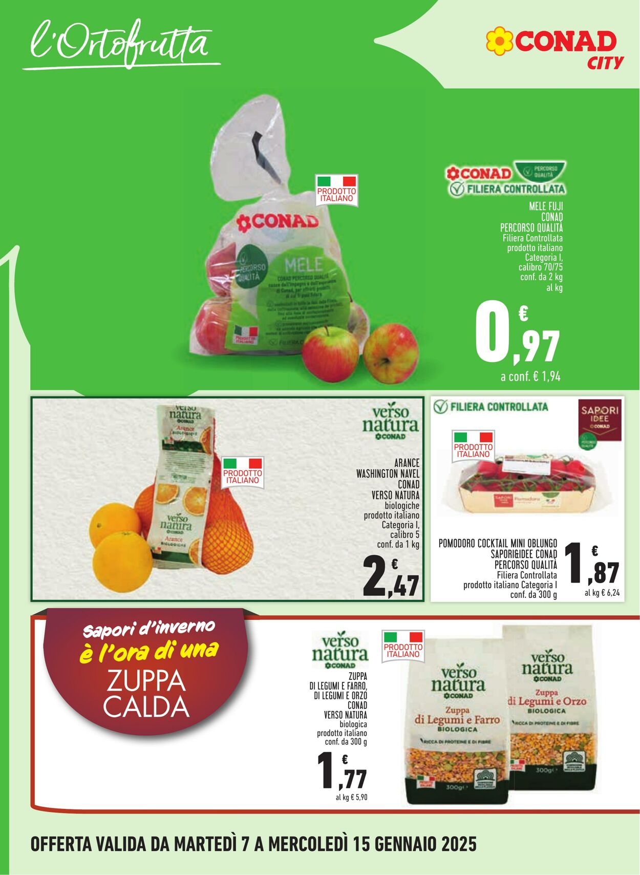 Volantino Conad 07.01.2025 - 15.01.2025