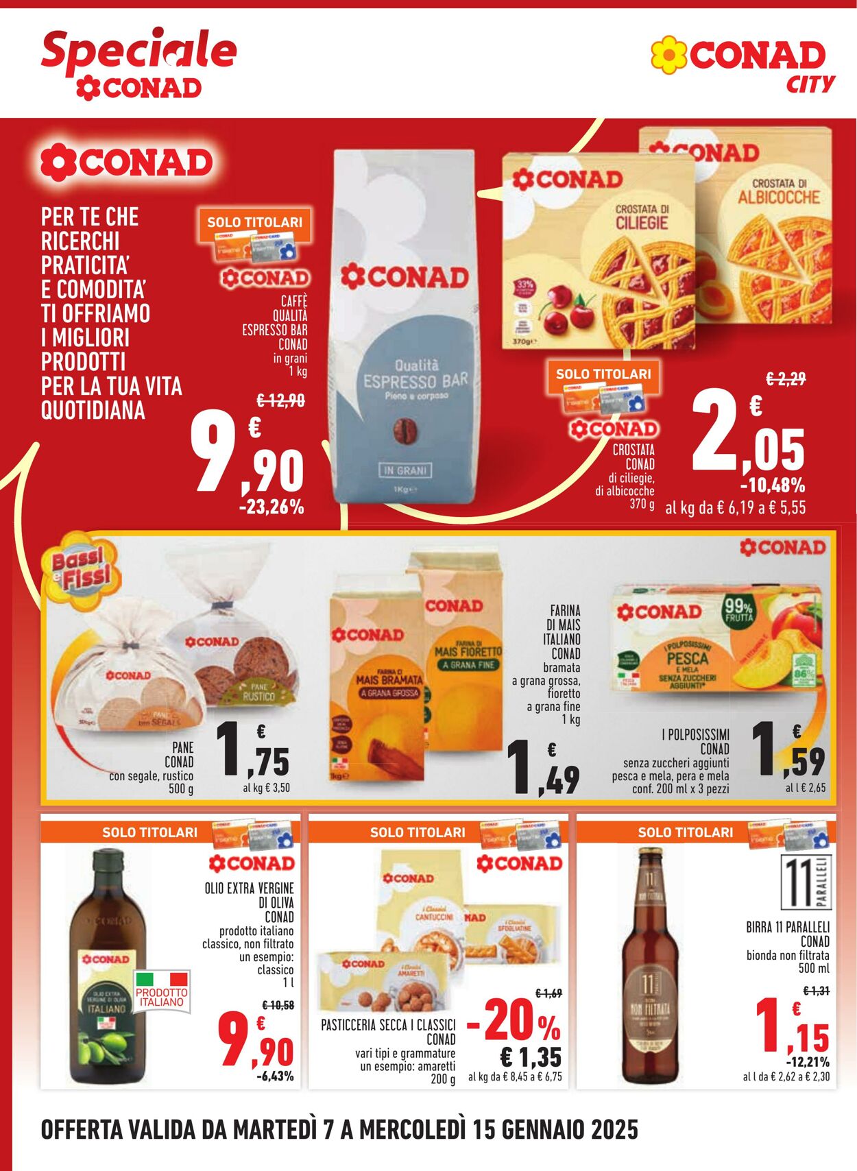 Volantino Conad 07.01.2025 - 15.01.2025