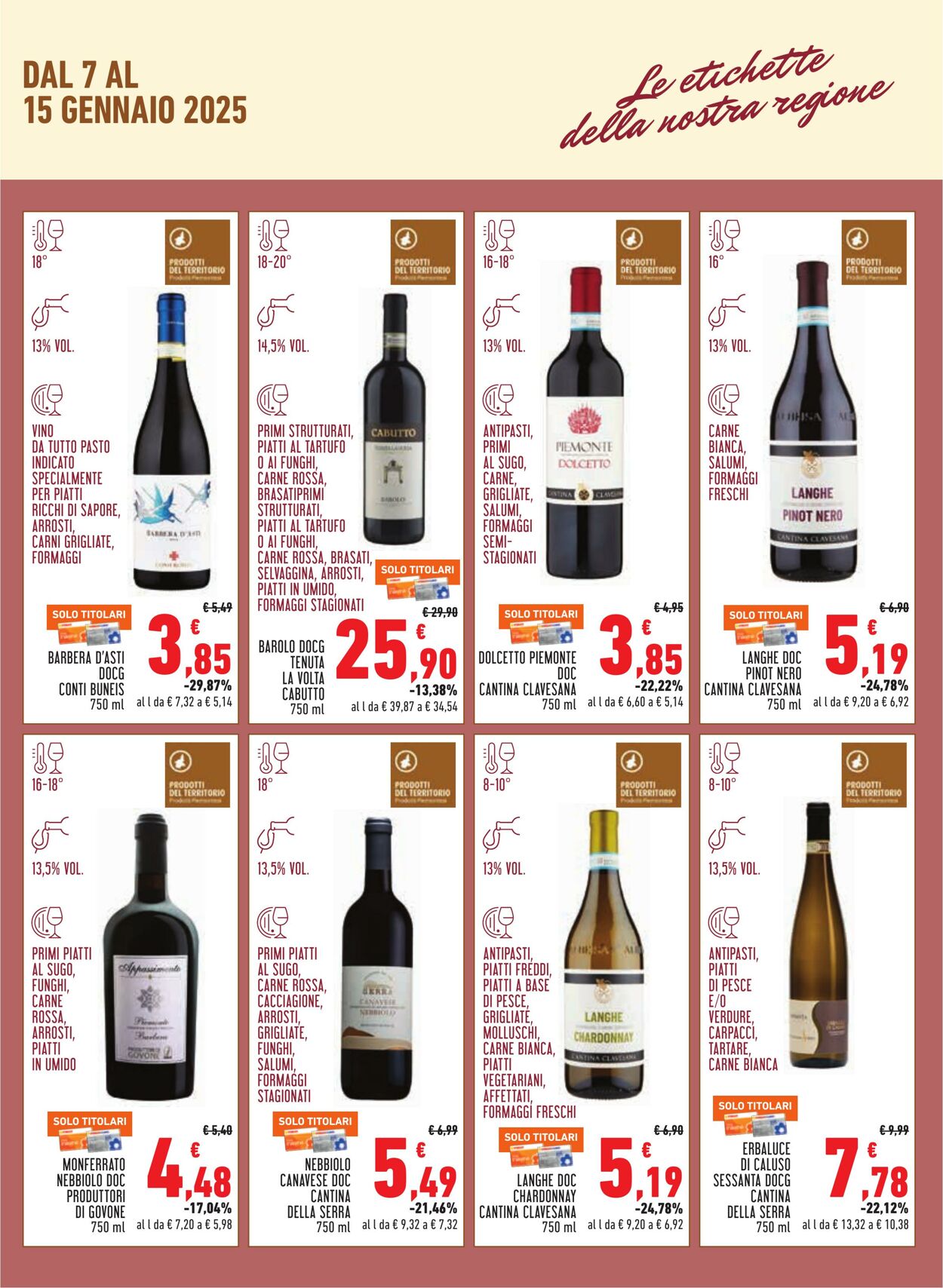 Volantino Conad 07.01.2025 - 15.01.2025