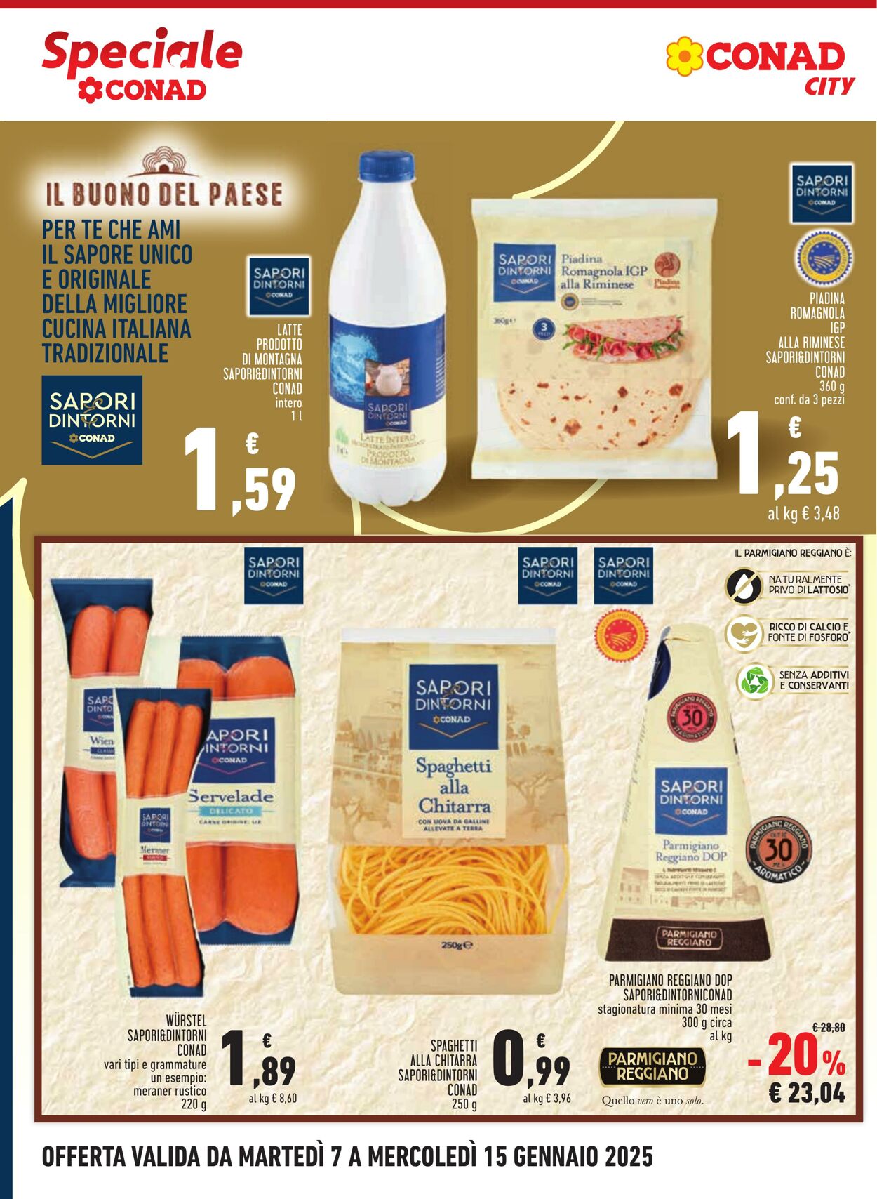 Volantino Conad 07.01.2025 - 15.01.2025