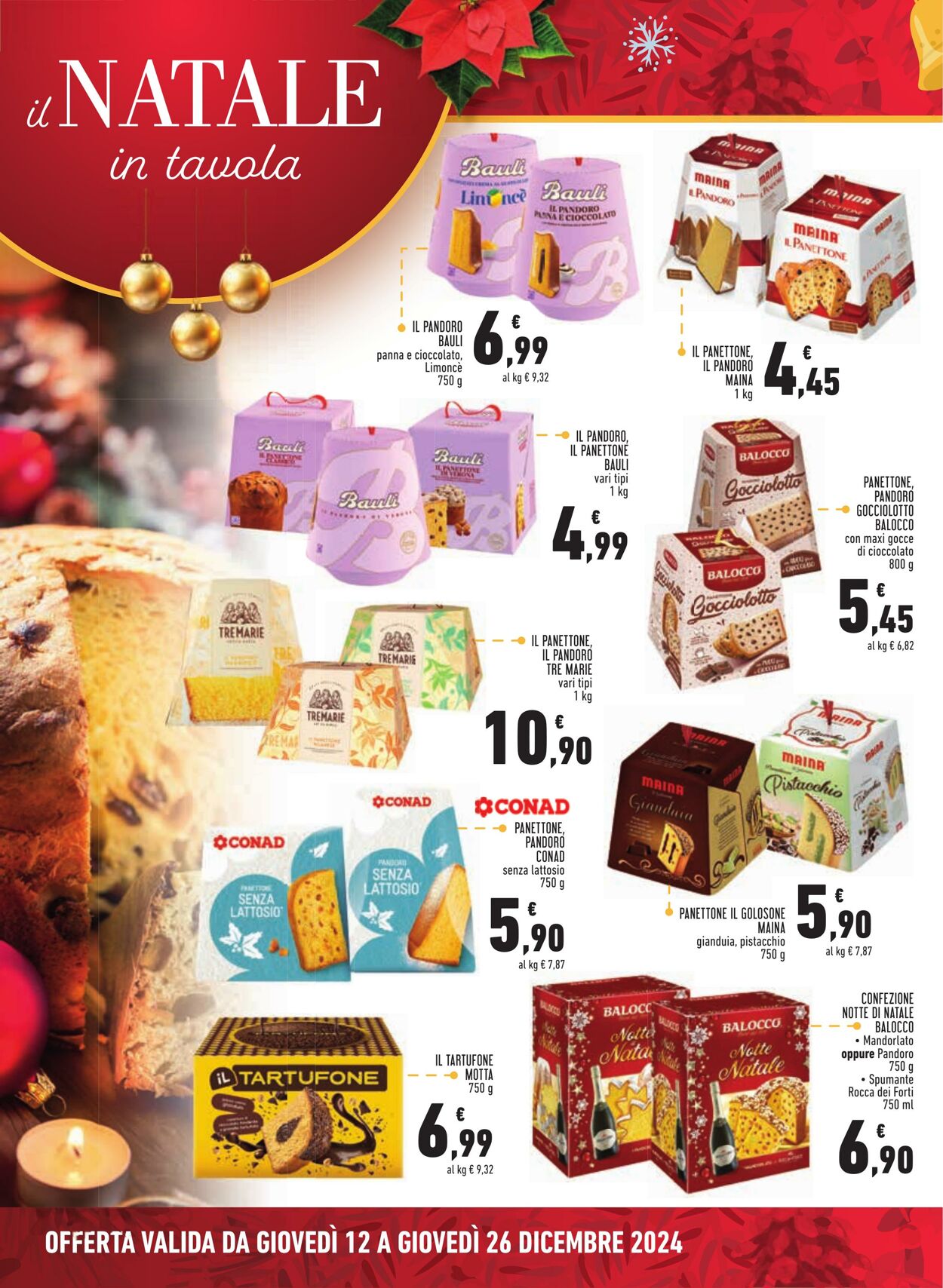 Volantino Conad 12.12.2024 - 26.12.2024