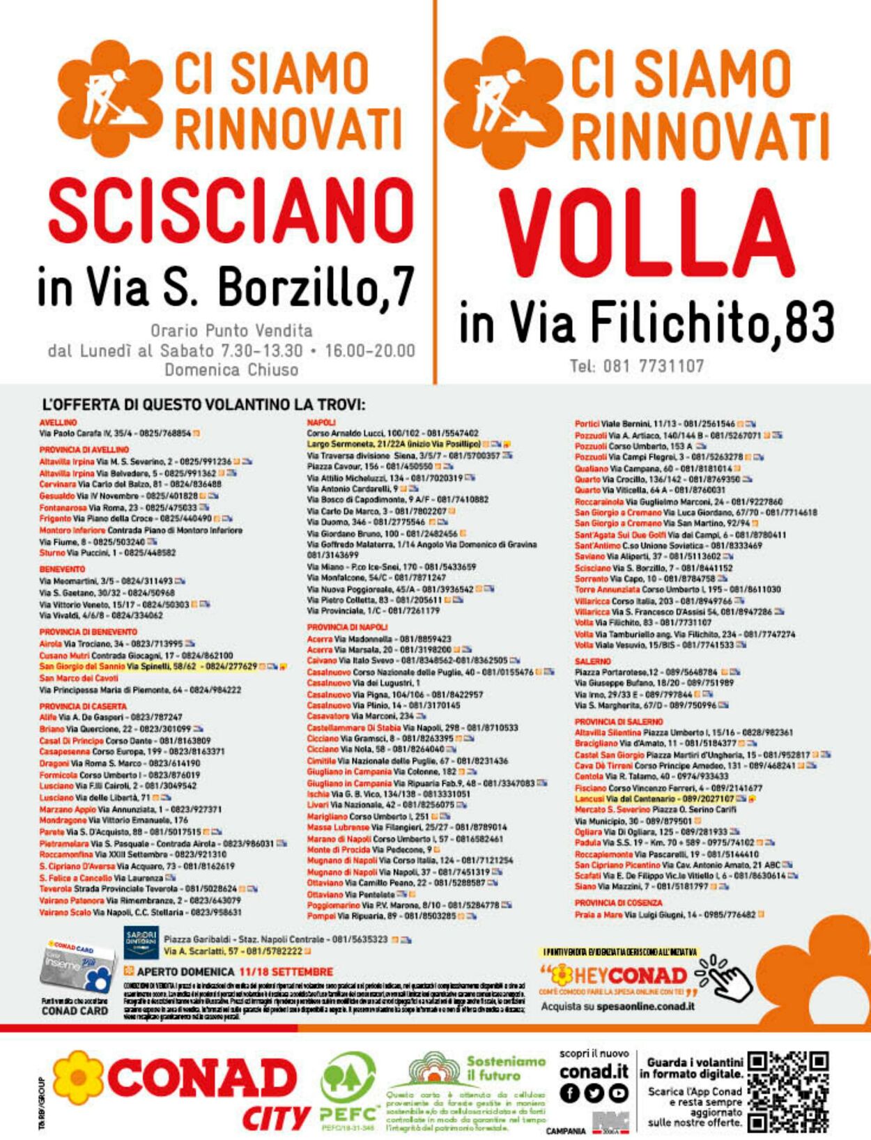 Volantino Conad 07.09.2022 - 18.09.2022
