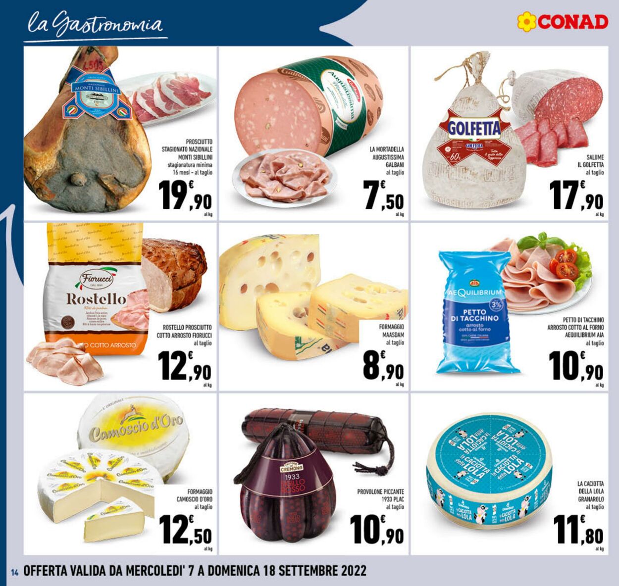 Volantino Conad 07.09.2022 - 18.09.2022