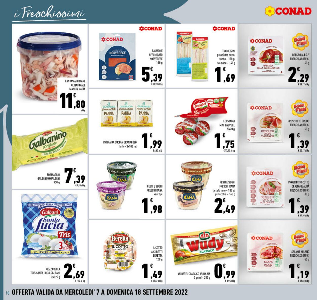 Volantino Conad 07.09.2022 - 18.09.2022