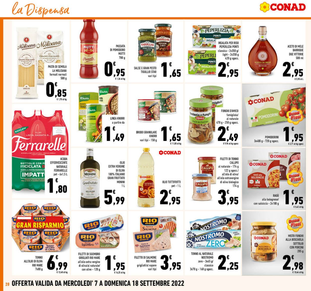 Volantino Conad 07.09.2022 - 18.09.2022