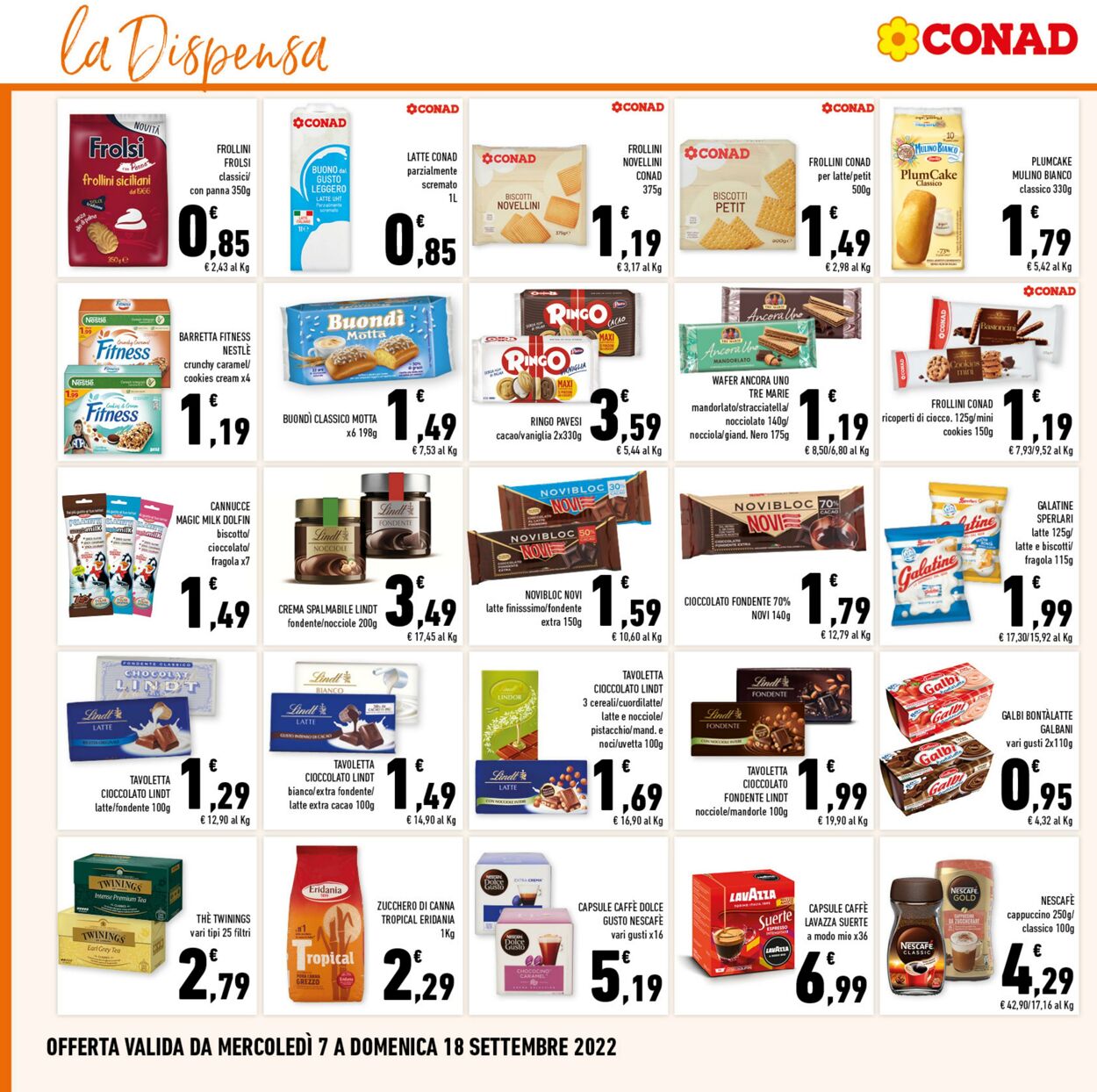 Volantino Conad 07.09.2022 - 18.09.2022