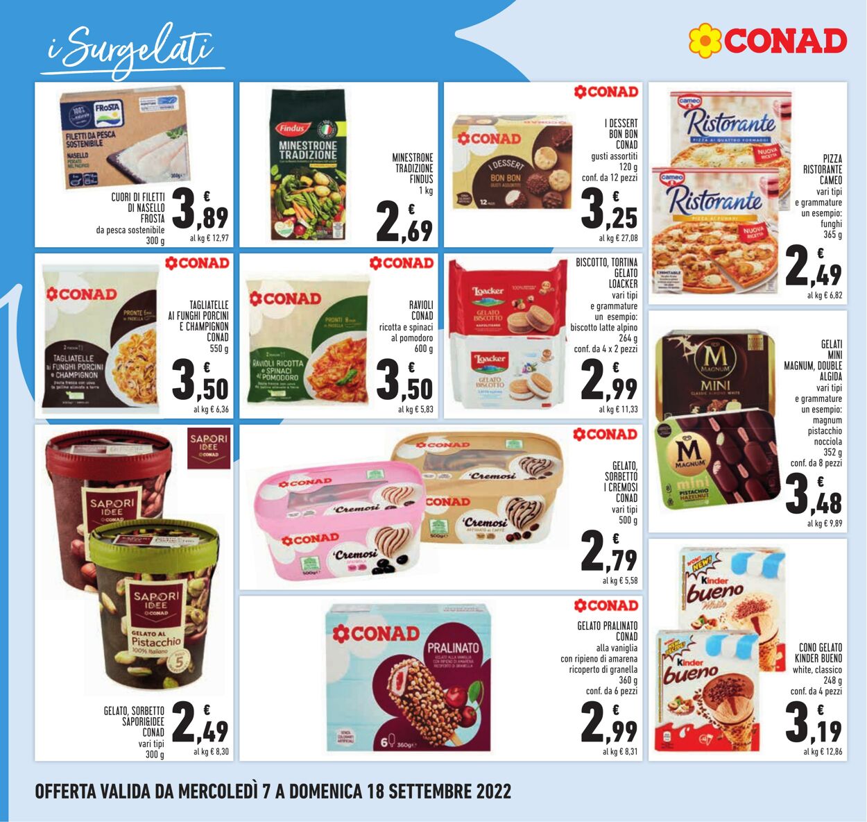 Volantino Conad 07.09.2022 - 18.09.2022