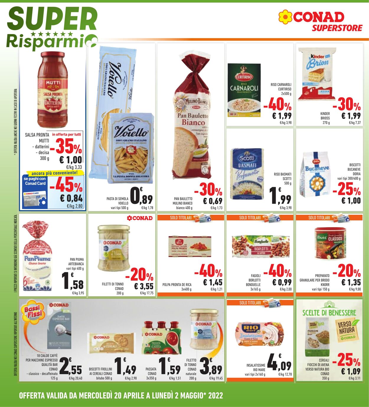 Volantino Conad 20.04.2022 - 02.05.2022