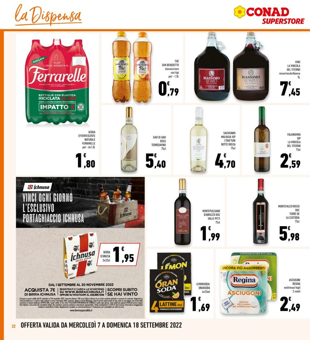 Volantino Conad 07.09.2022 - 18.09.2022