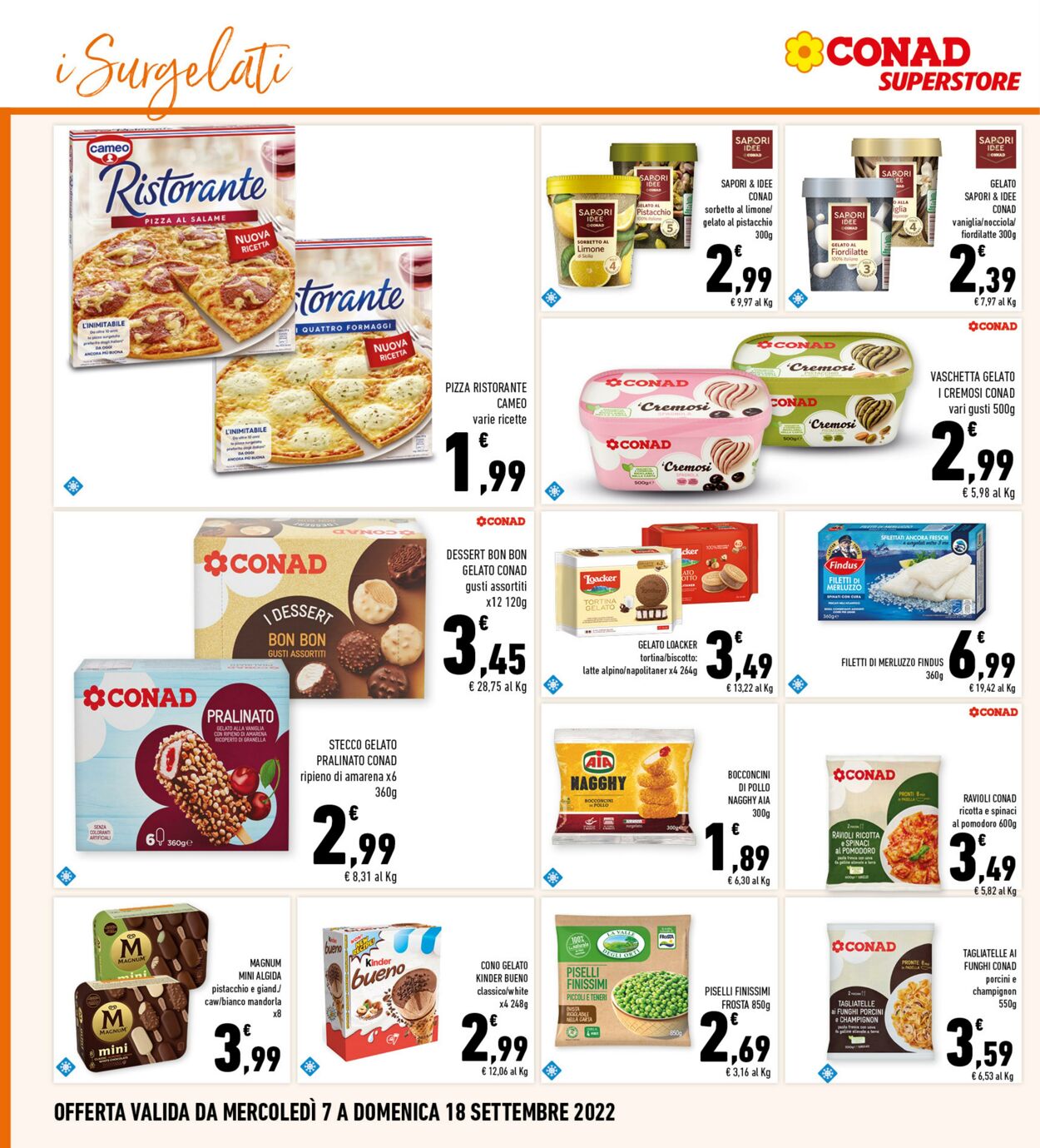 Volantino Conad 07.09.2022 - 18.09.2022