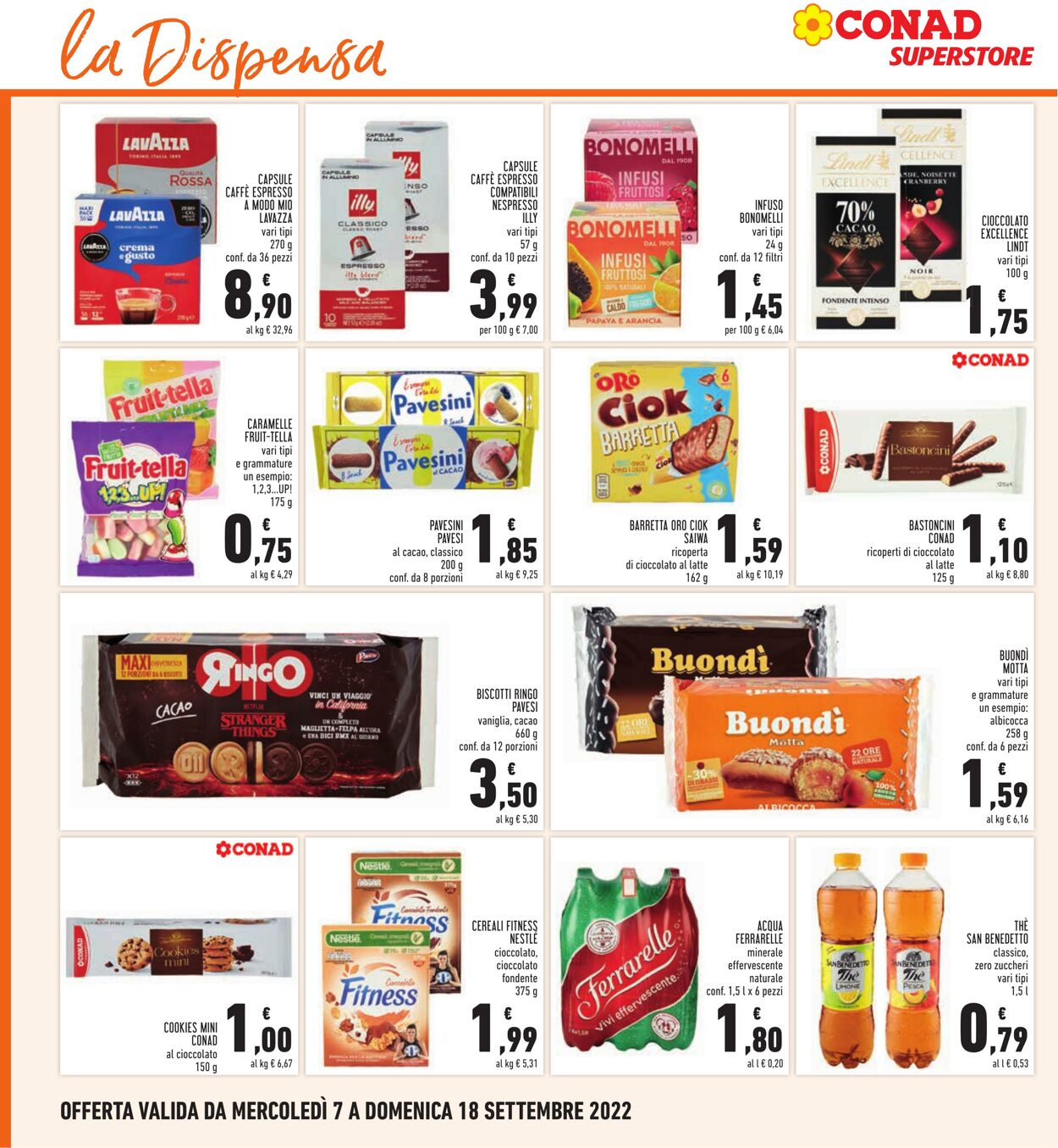 Volantino Conad 07.09.2022 - 18.09.2022