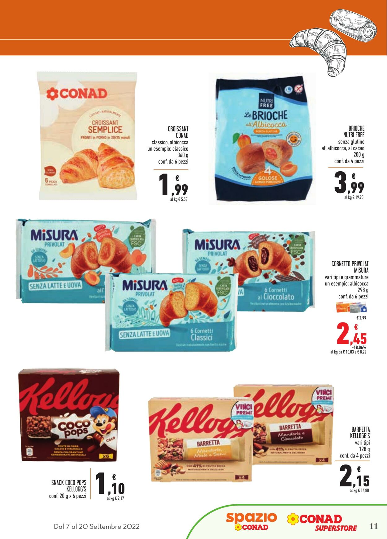 Volantino Conad 08.09.2022 - 21.09.2022