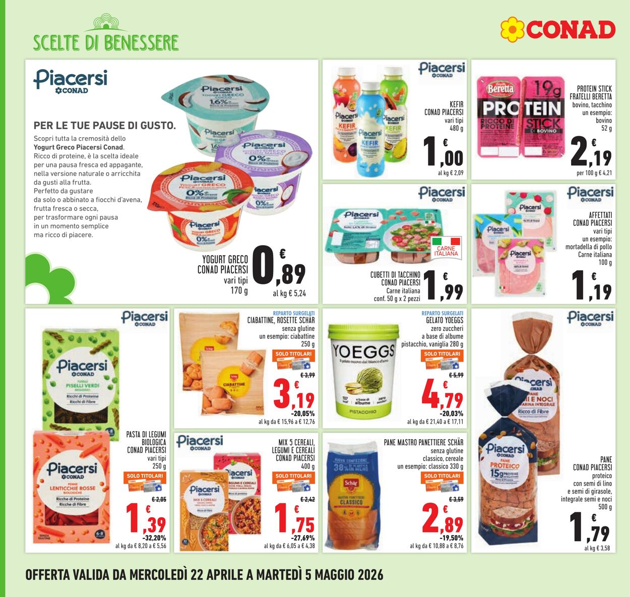Volantino Conad 22.04.2026 - 05.05.2026