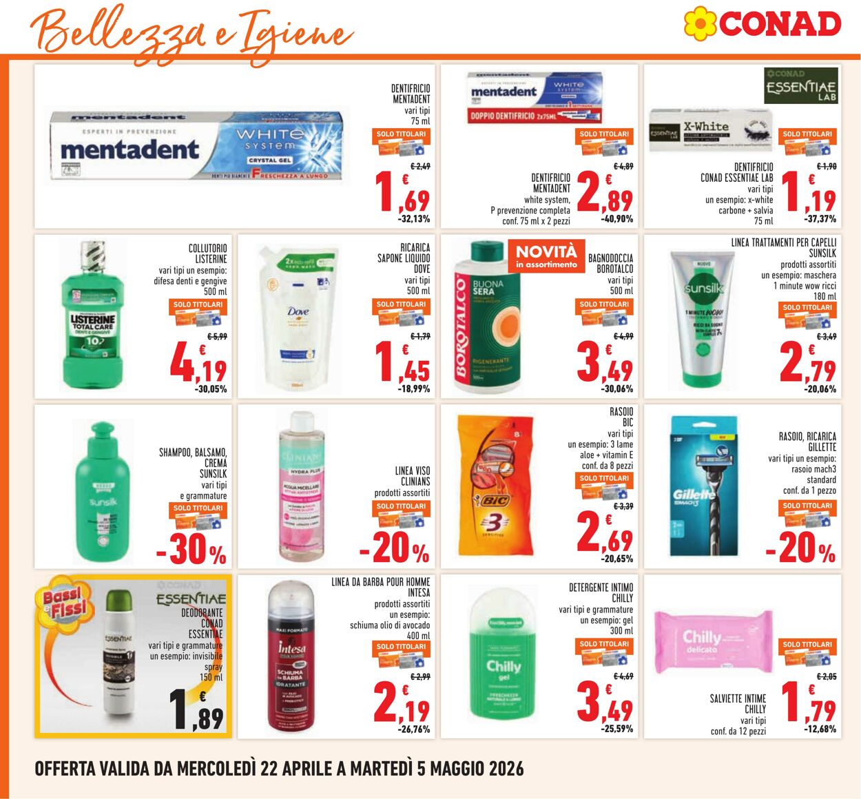 Volantino Conad 22.04.2026 - 05.05.2026
