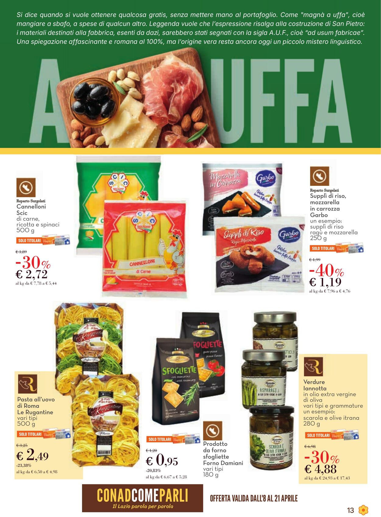 Volantino Conad 08.03.2026 - 22.04.2026