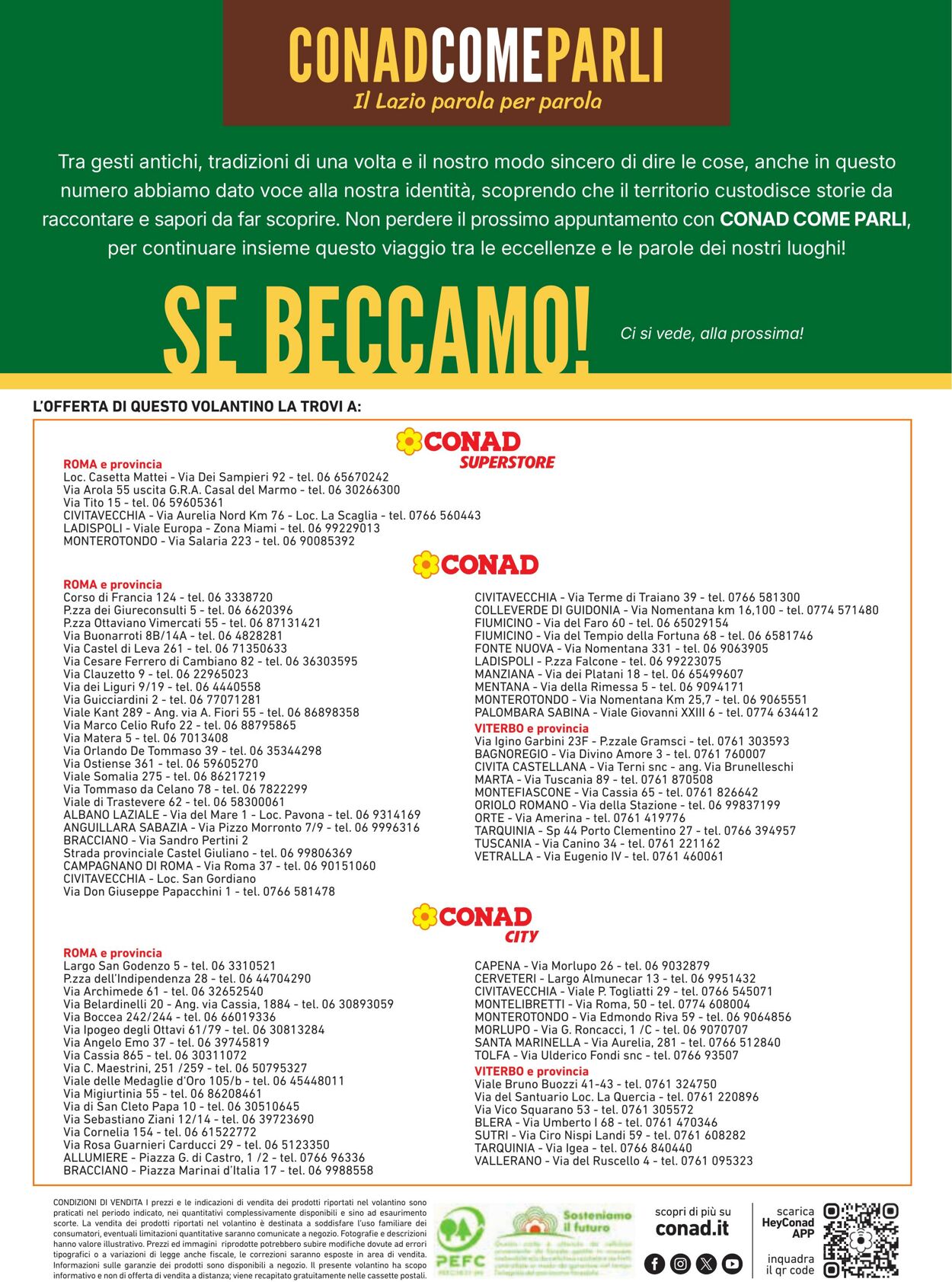 Volantino Conad 08.03.2026 - 22.04.2026