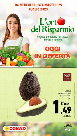 Volantino Conad 16.07.2025 - 16.07.2025