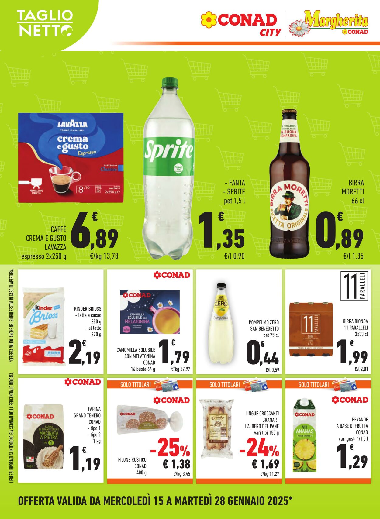 Volantino Conad 15.01.2025 - 28.01.2025