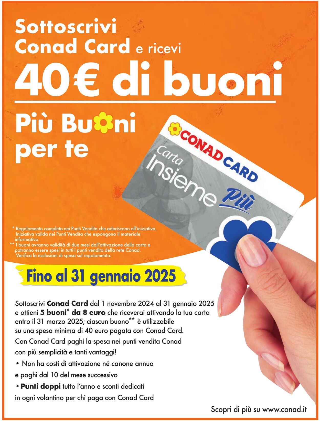 Volantino Conad 15.01.2025 - 28.01.2025