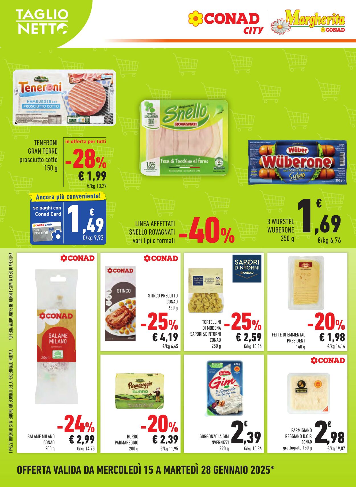 Volantino Conad 15.01.2025 - 28.01.2025