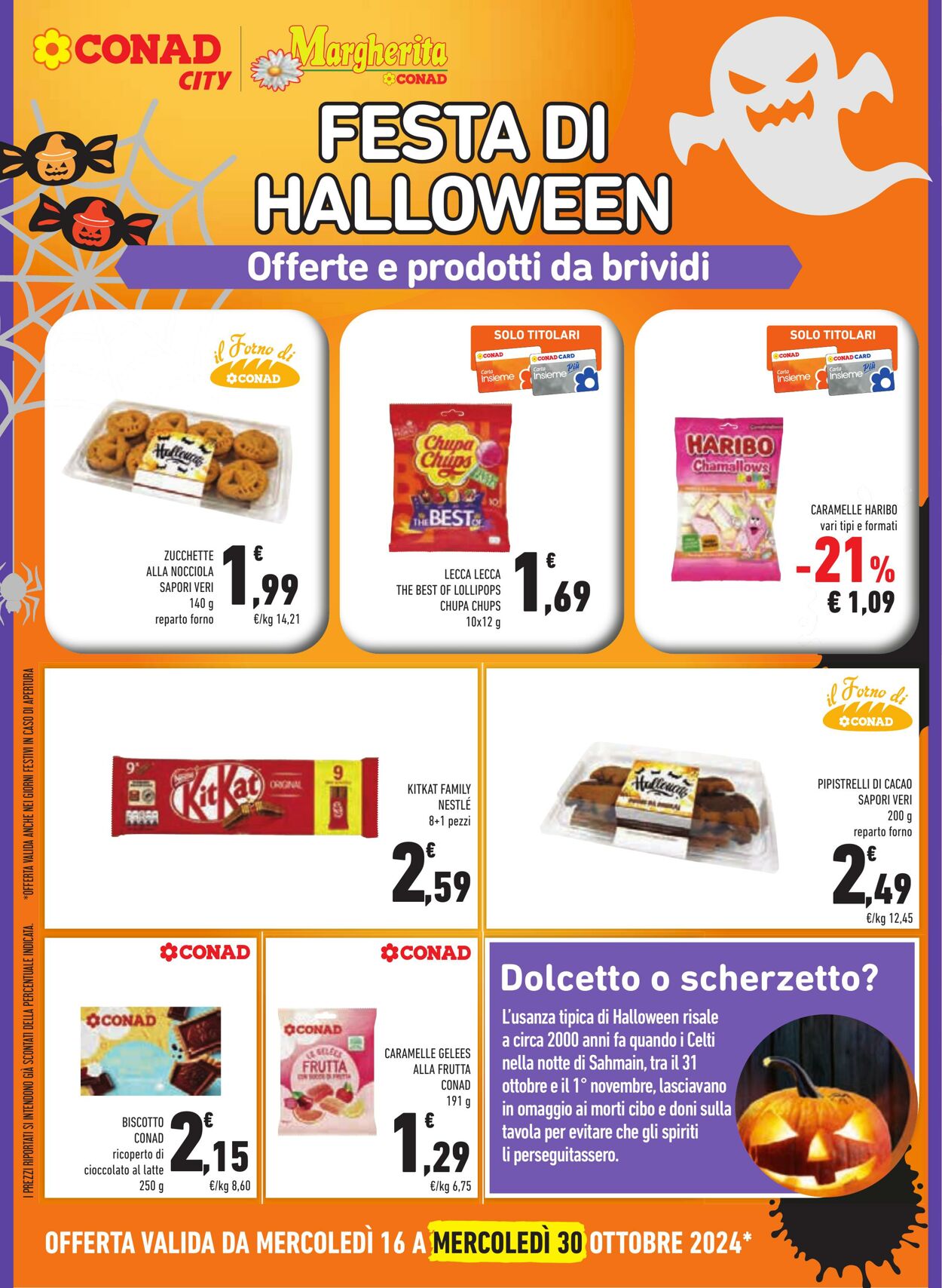 Volantino Conad 16.10.2024 - 30.10.2024