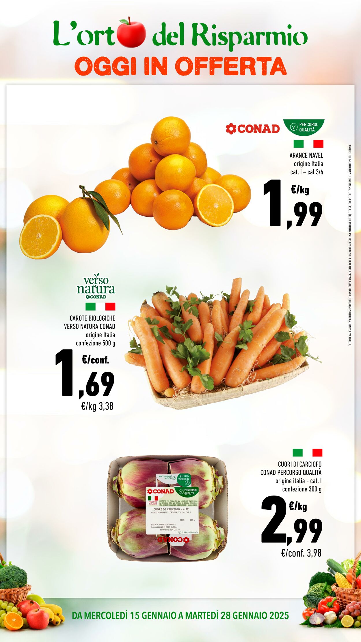 Volantino Conad 14.01.2025 - 28.01.2025