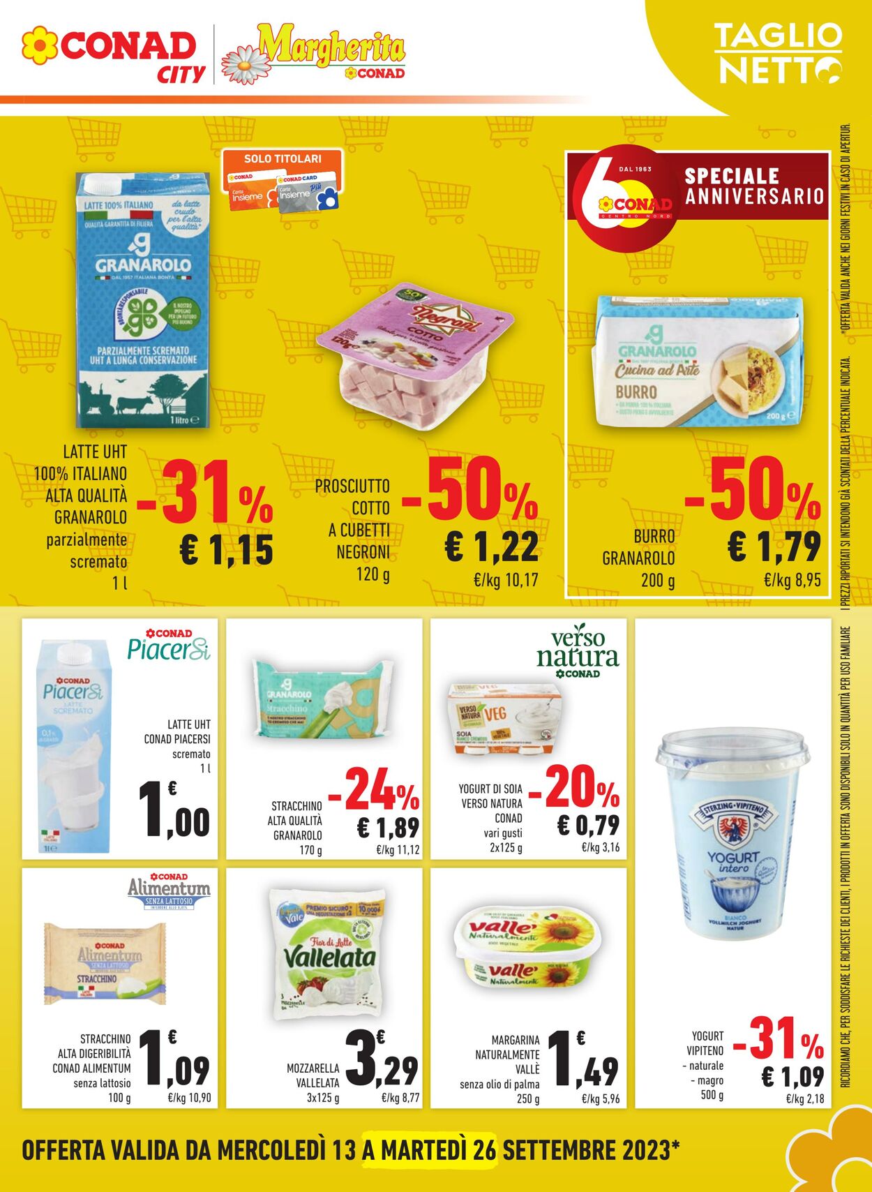 Volantino Conad 13.09.2023 - 26.09.2023