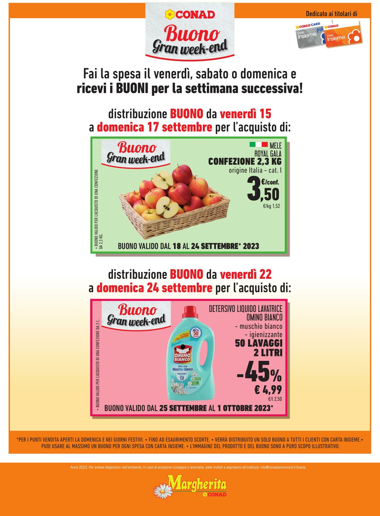 Volantino Conad 13.09.2023 - 26.09.2023