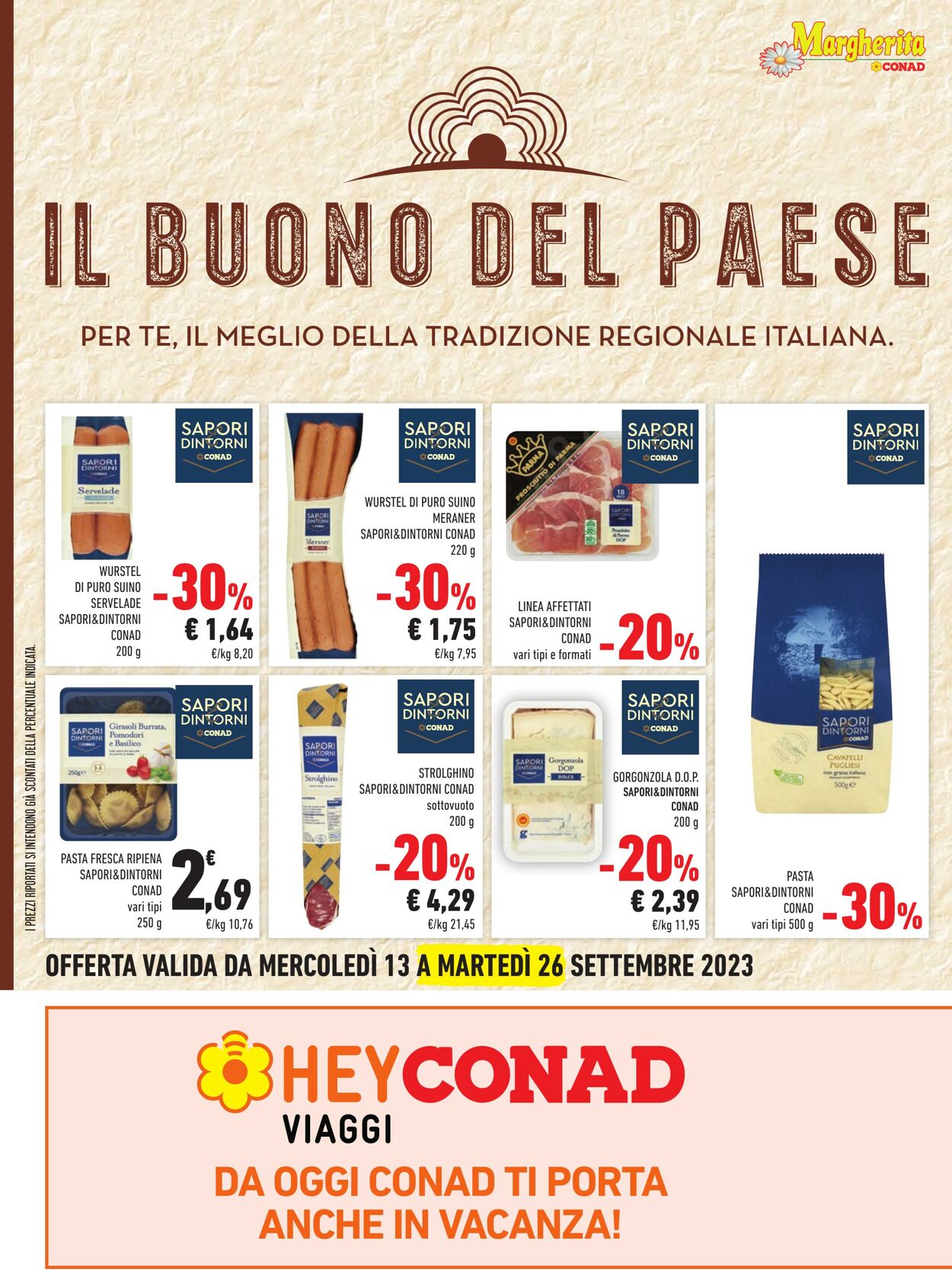 Volantino Conad 13.09.2023 - 26.09.2023