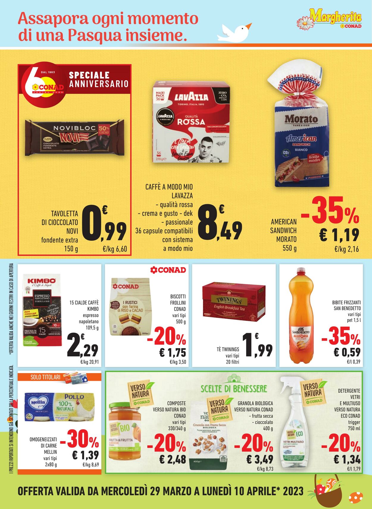 Volantino Conad 29.03.2023 - 10.04.2023