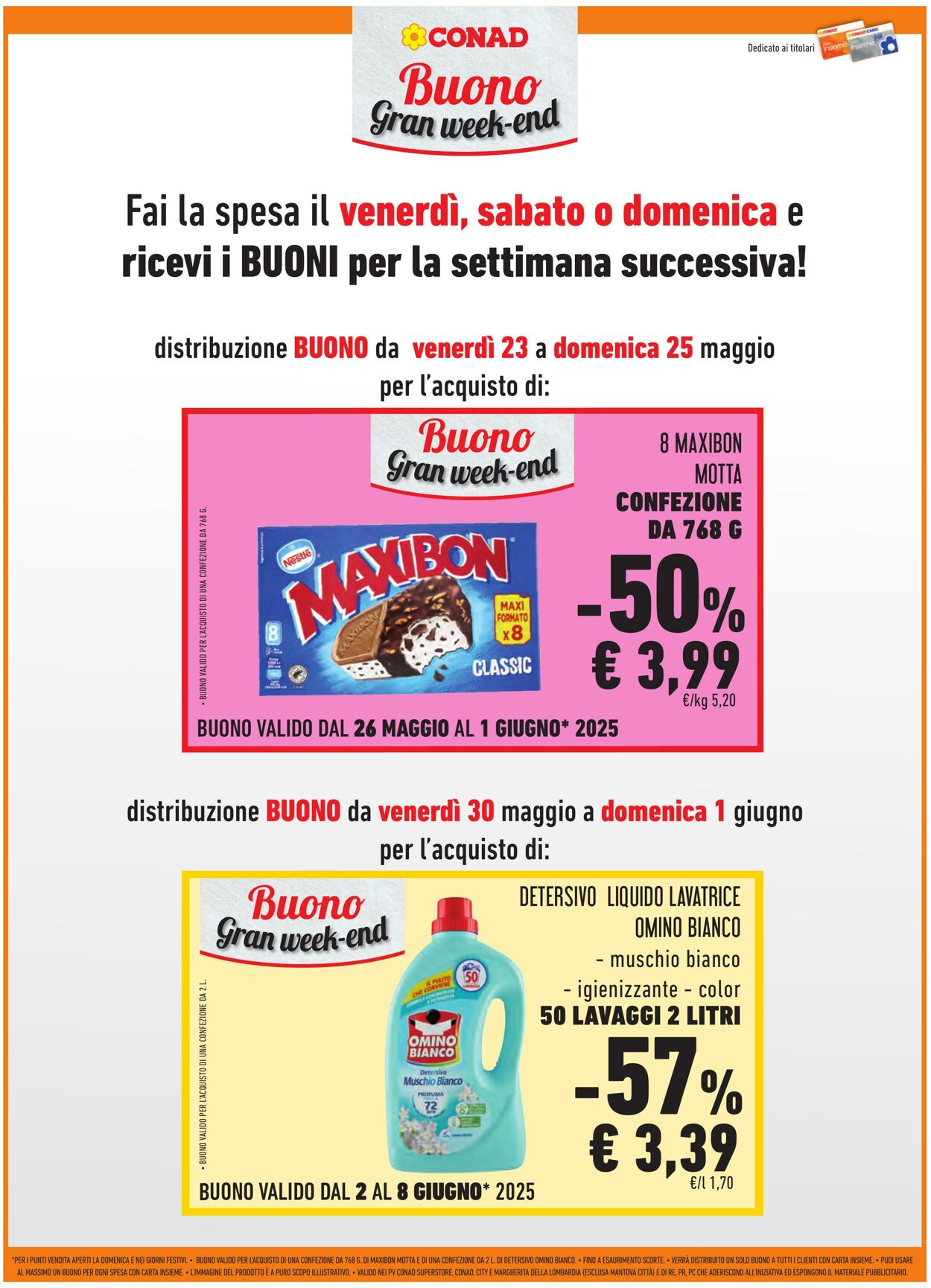 Volantino Conad 21.05.2025 - 04.06.2025
