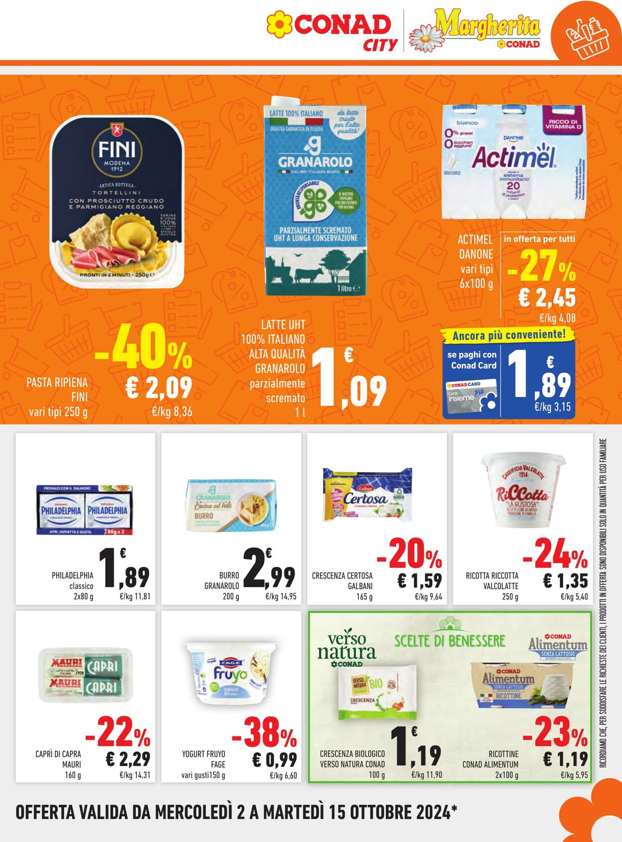 Volantino Conad 02.10.2024 - 15.10.2024