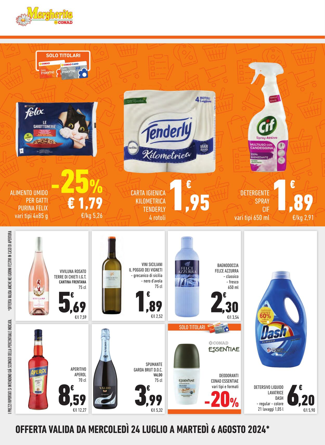 Volantino Conad 24.07.2024 - 06.08.2024