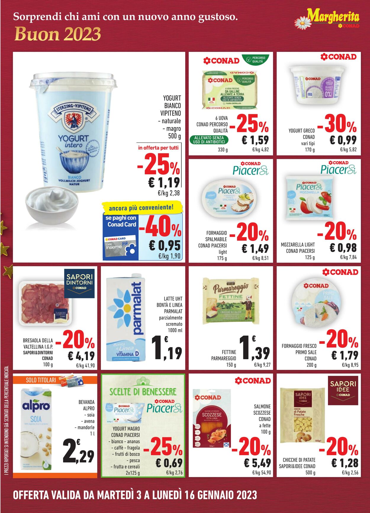 Volantino Conad 03.01.2023 - 16.01.2023