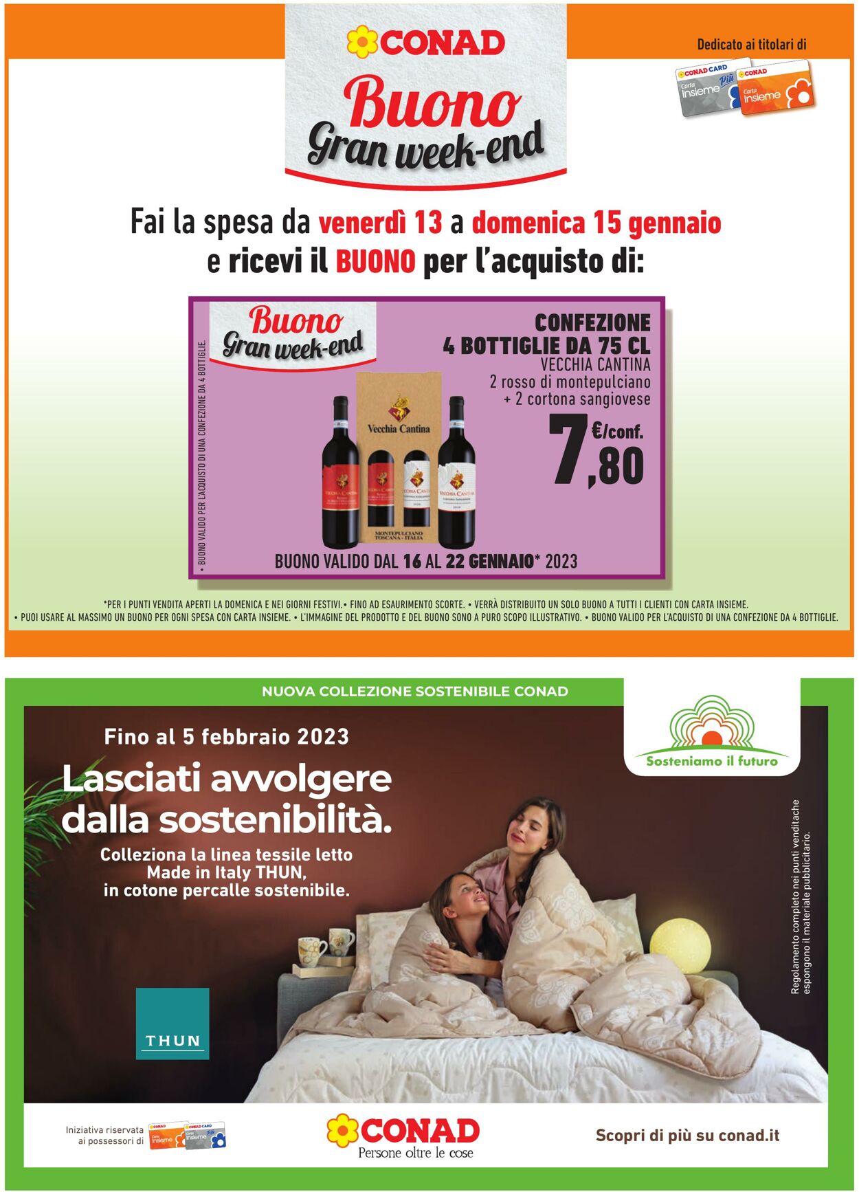 Volantino Conad 03.01.2023 - 16.01.2023