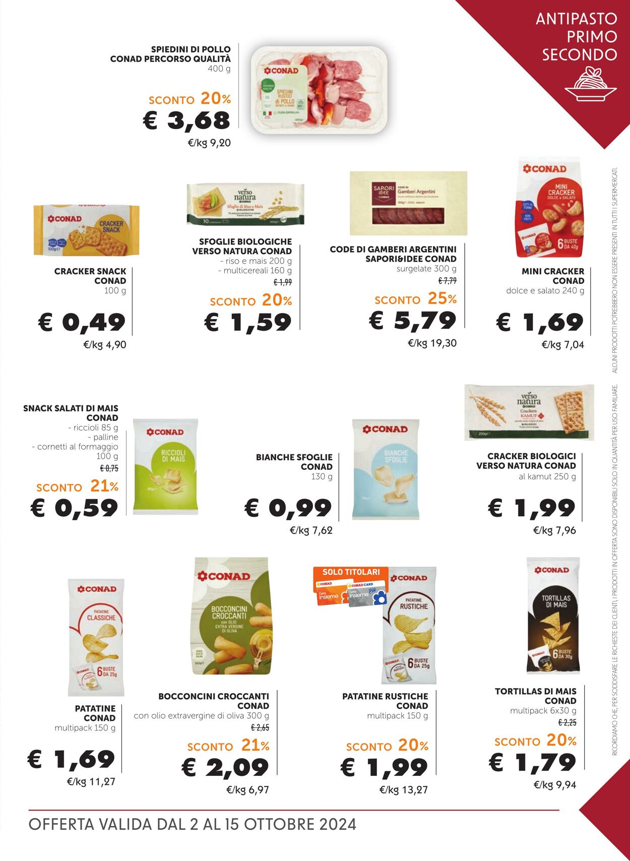 Volantino Conad 02.10.2024 - 15.10.2024